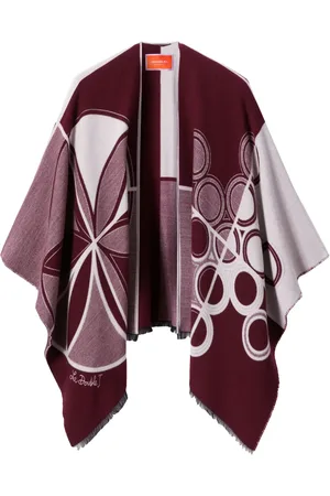 La DoubleJ Cape mit Logo-Print