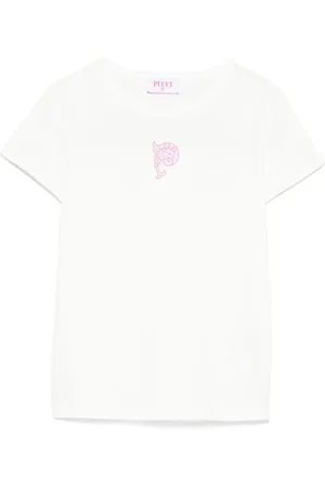 PUCCI Junior T-Shirt mit Logo-Print