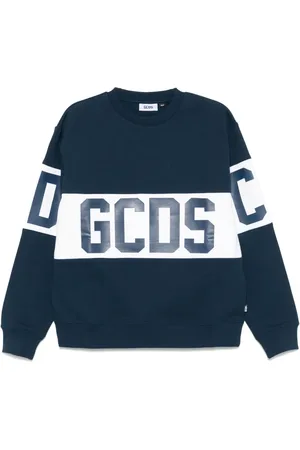 GCDS Sweatshirt mit Logo-Streifen