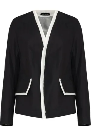 Uma Raquel Davidowicz Kragenlose Jacke mit Distressedbesatz