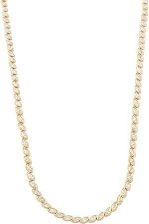 Anita 18kt Gelbgold-Choker mit Diamanten