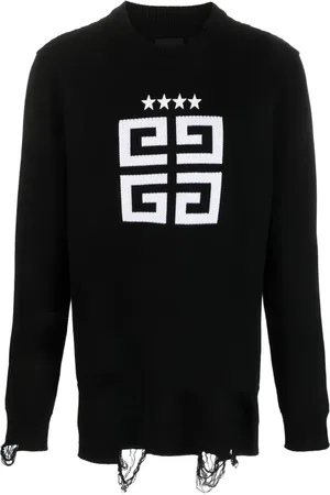 Givenchy Sweatshirt in Distressed-Optik