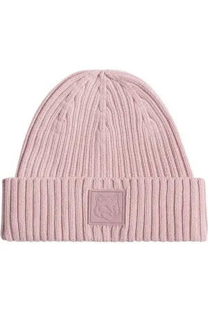Maison Kitsuné Beanie mit Logo-Patch