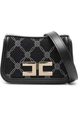 Elisabetta Franchi Umhängetasche mit Monogrammmuster
