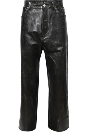 Vetements Hose aus Leder