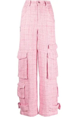 GCDS Weite Tweed-Hose