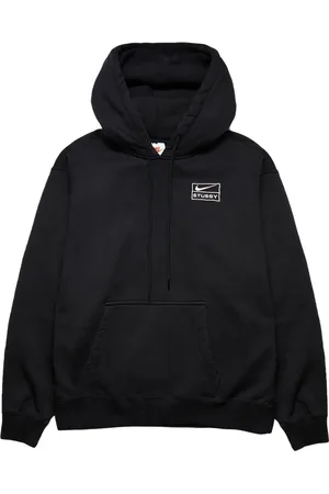 Nike X Stussy gewaschener "Black" Hoodie