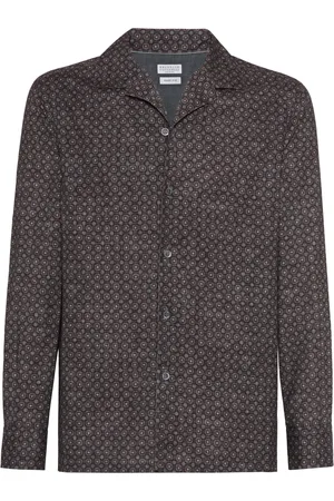 Brunello Cucinelli Hemd mit Reverskragen