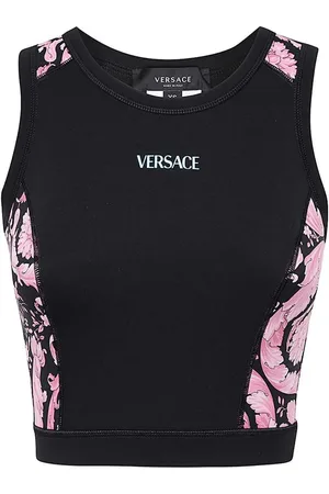 VERSACE Cropped-Top mit Einsätzen