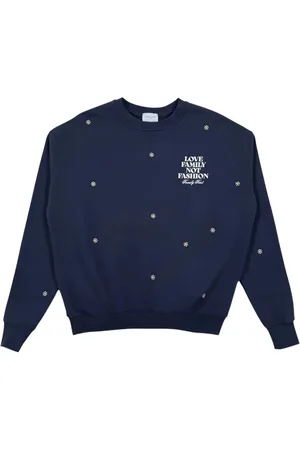 Family First Besticktes Sweatshirt