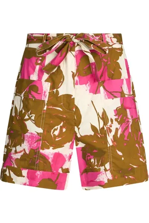 Liu Jo Shorts aus Popeline mit Blumen-Print