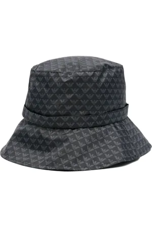 Emporio Armani Fischerhut mit Logo-Print