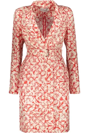 Lanvin Minikleid mit Blumen-Print