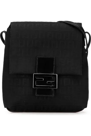 Fendi 2000-2010 Zucchino Canvas Umhängetasche