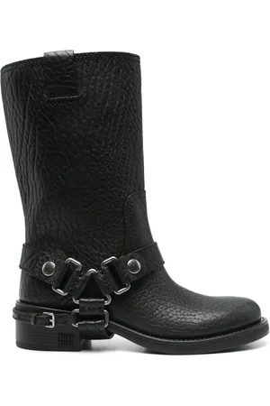 Miu Miu Stiefeletten aus Leder
