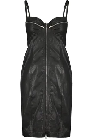 JEREMY SCOTT Beschichtetes Minikleid