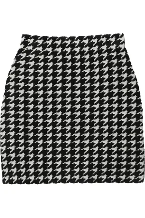 Burberry Minirock mit Hahnentrittmuster