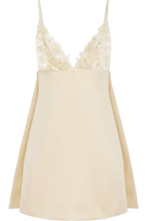 Elisabetta Franchi Kleid mit Blumenapplikation