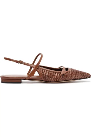 ALEXANDRE BIRMAN Tita Ballerinas aus Raffiabast