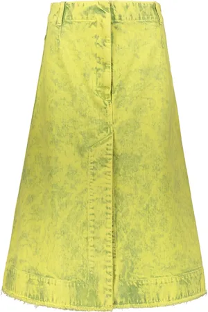 CÉDRIC CHARLIER Midirock aus Denim