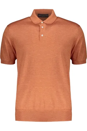 brett johnson Fein gestricktes Poloshirt