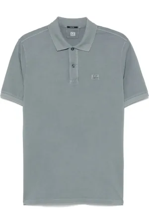 C.P. Company Poloshirt mit Logo-Stickerei