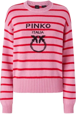 Pinko Pullover mit Love Birds-Intarsie