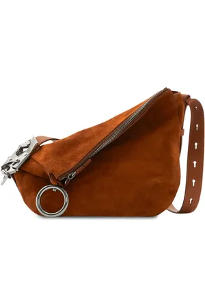 Burberry Kleine Knight Schultertasche aus Wildleder