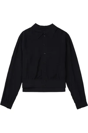 LEMAIRE Bluse mit Knitteroptik