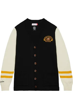Mitchell & Ness NHL Bruins "100th Anniversary - Black/Cream" Cardigan