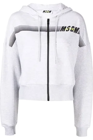 Msgm Kapuzenjacke mit Logo-Print