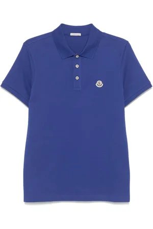 Moncler Poloshirt mit Logo-Patch