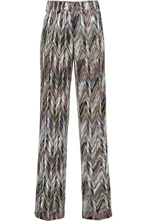Missoni Palazzohose mit Zickzackmuster