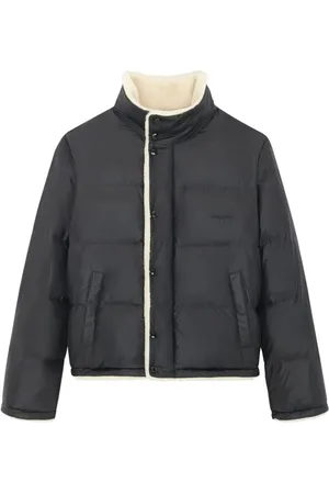 Saint Laurent Daunenjacke mit Shearling-Futter