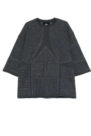 Glass Cypress Bestickter Pullover