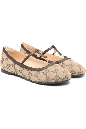 Gucci Canvas-Ballerinas mit GG