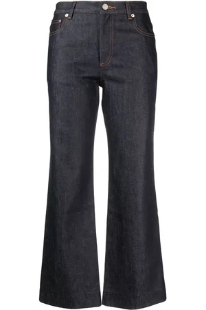 A.P.C. Halbhohe Cropped-Jeans