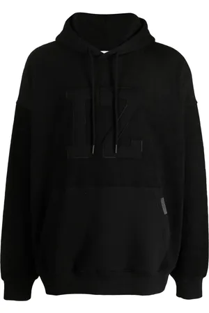 Izzue Fleece-Hoodie mit Logo-Applikation