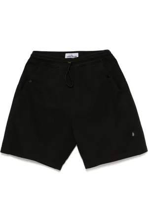 Stone Island Shorts mit Logo-Patch
