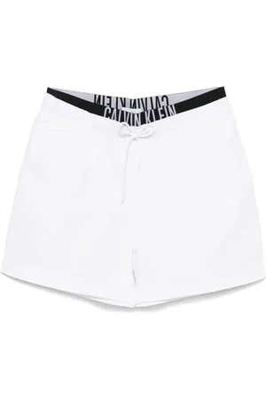 Calvin Klein Badeshorts mit Logo-Bund