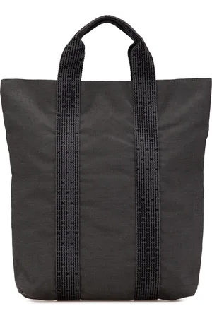 Hermès 20th Century Toile Herline Cabas Tote Bag