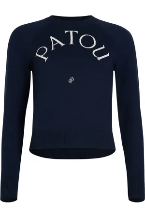 Patou Merinopullover aus Logo-Jacquard