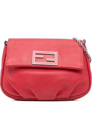 Fendi 2010-2024 Fendista Pochette Umhängetasche aus Leder