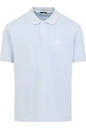 C.P. Company Poloshirt mit Logo-Patch