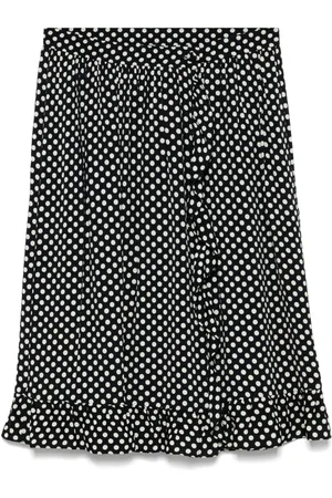 Saint Laurent 1970 Minirock mit Polka Dots