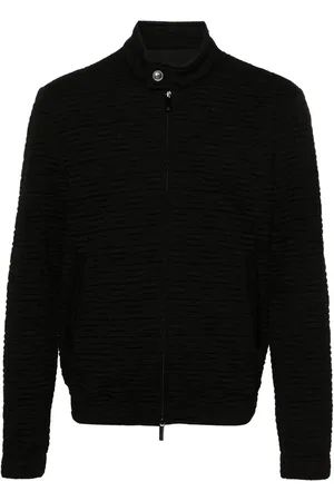 Emporio Armani Strukturierte Jacke mit Karo