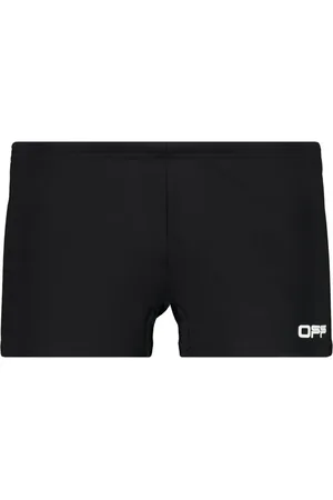 OFF-WHITE Badehose mit Logo-Print