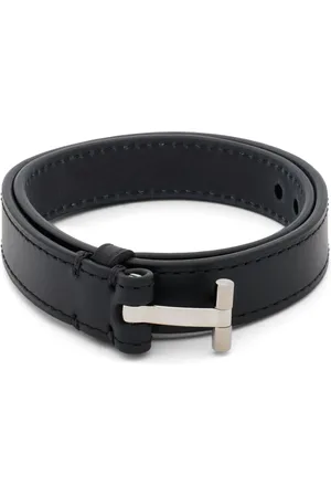 Tom Ford Lederarmband mit T-Scharnier