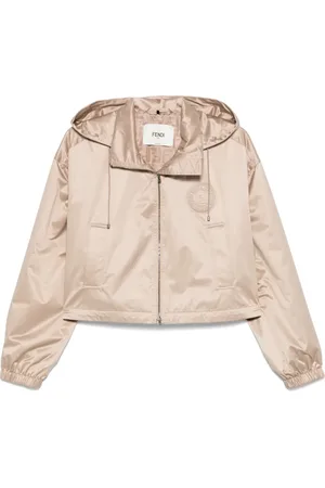 Fendi Jacke mit Logo-Patch