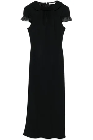 Alessandra Rich Midikleid mit Schleifendetail